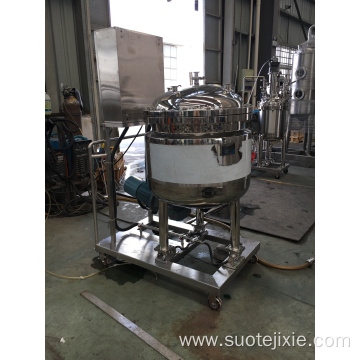 Stainless steel container heating mixing tank